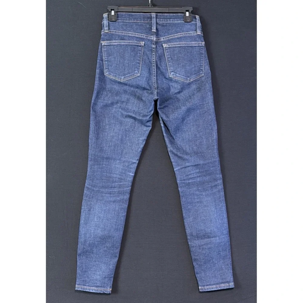 J CREW Skinny Jeans Women 27 LOT OF 3 - 1)Black 1)Blue 1)White 9" Rise Toothpick - Picture 3 of 16